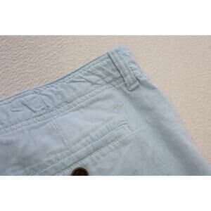 Lucky Brand Relaxed Drawstring Shorts Linen Blend Blue 9" INS Mens Size 38
